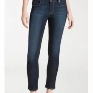 Paige Kylie Crop. Deep Purple Wash. Size 30.